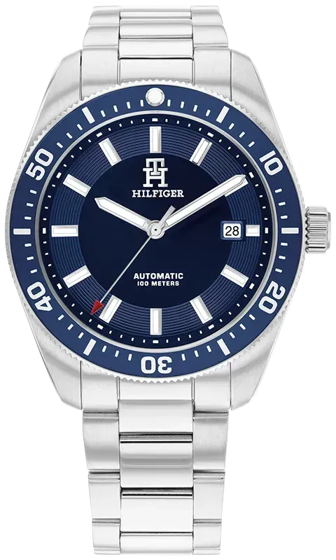Tommy Hilfiger blå/stål, Automatisk