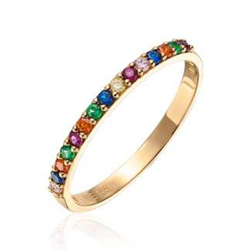 Gull ring, zirkonia