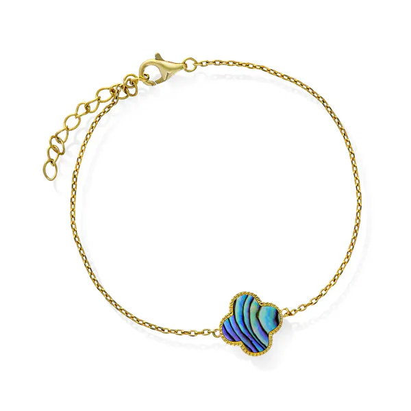 Hovedbilde Kløver armbånd med abalone