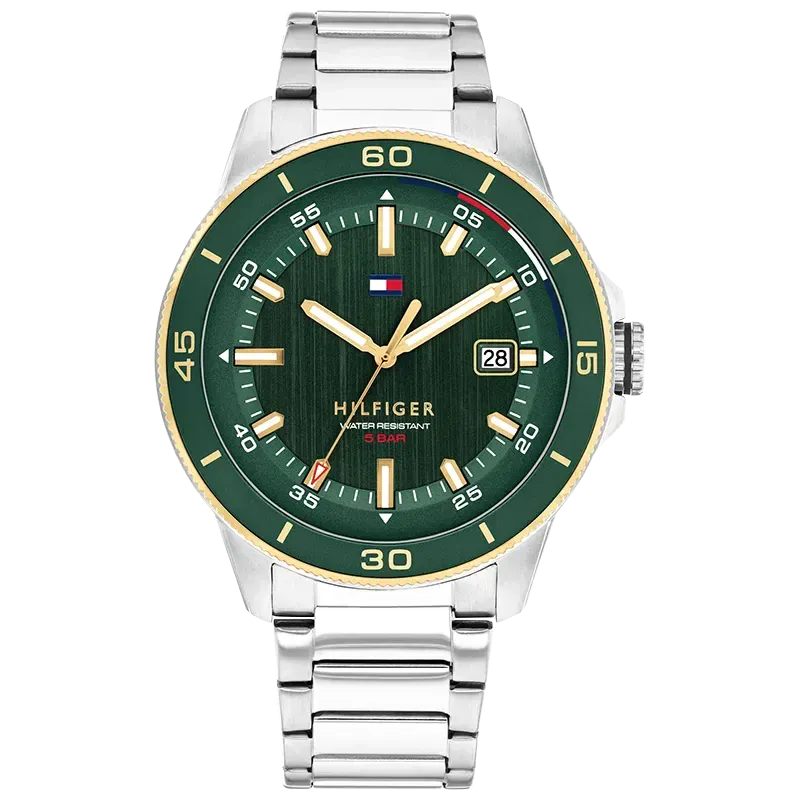 Tommy Hilfiger grønn/stål
