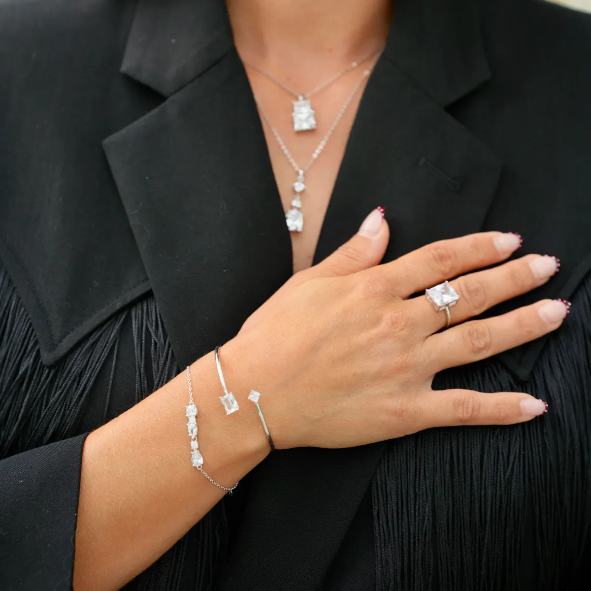 Sandra Lyng Spotlight armring sølv