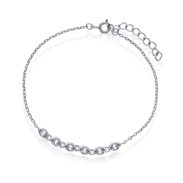 Hovedbilde Dazzle armbånd i sølv med ...