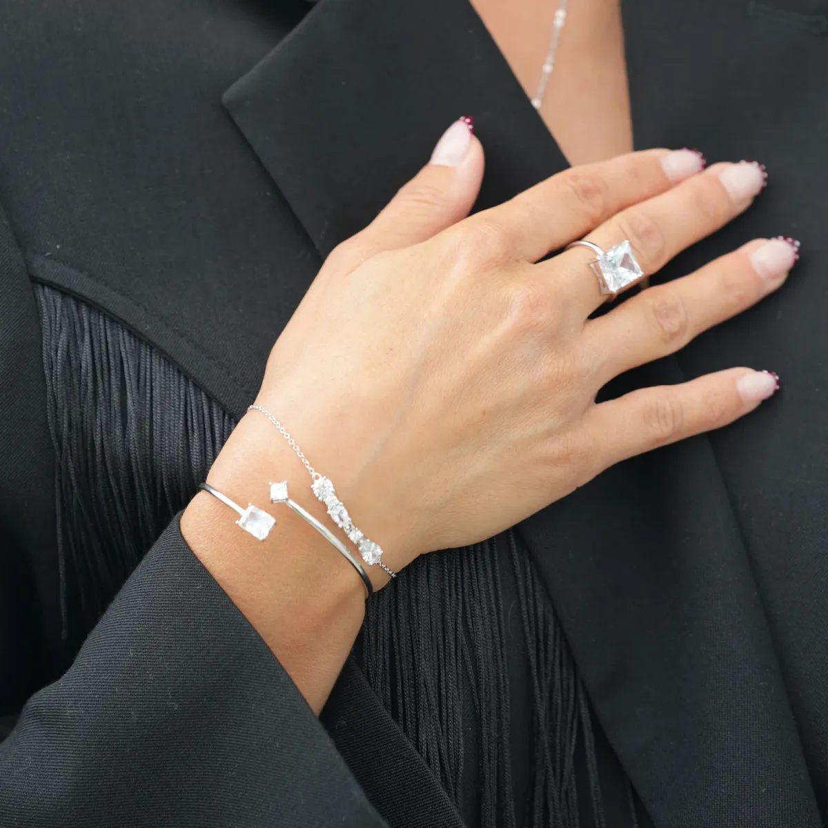 Sandra Lyng Spotlight ring sølv