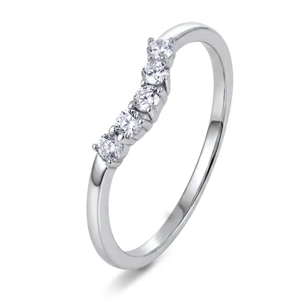 Hovedbilde Swan tail ring i sølv