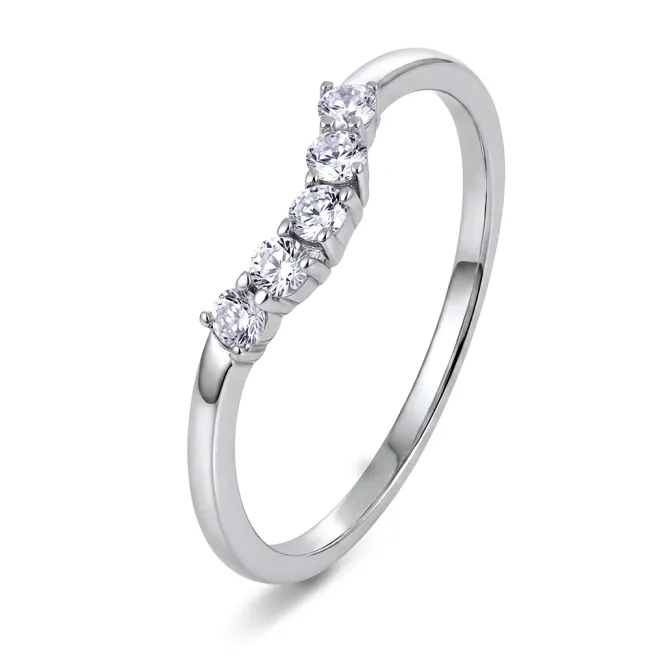 Hovedbilde Swan tail ring i sølv