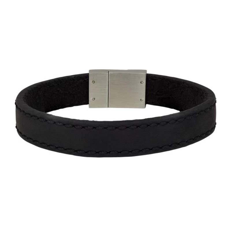 Son Of Noa Armbånd i sort skinn