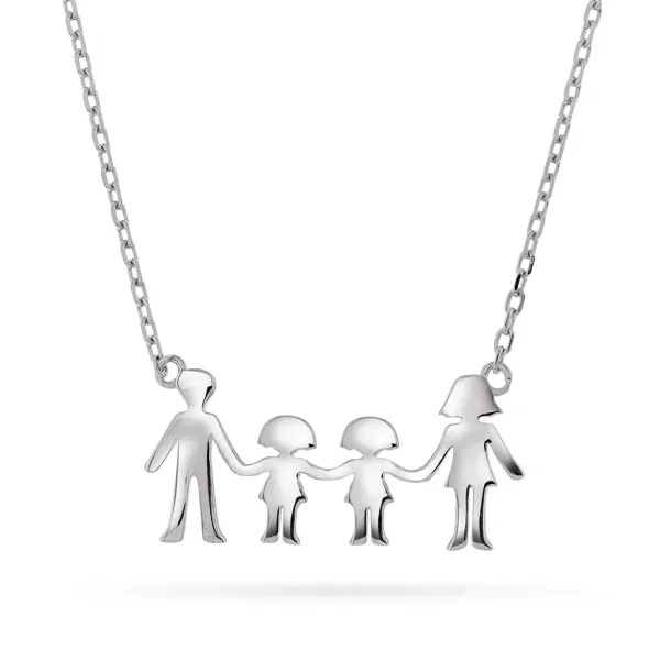 Hovedbilde Familie smykke i sølv mor, ...
